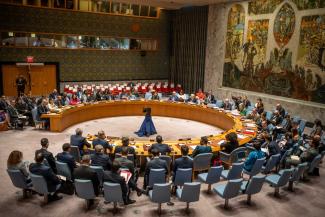 Eine Sitzung des UN-Sicherheitsrates im September 2023.