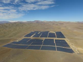 Solar-power facility in northern Chile.