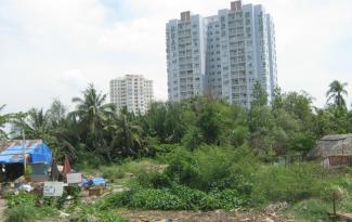 Asien holt auf, aber soziale Ungleichheit prägt viele Gesellschaften: Peripherie von Ho-Chi-Minh-Stadt.