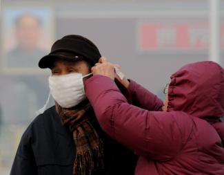 Pekings Bevölkerung leidet unter Smog.