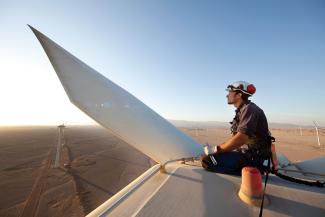 Windfarm in Ägypten.