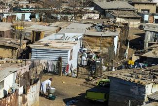Soweto, the most famous township in South Africa.