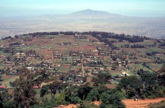Farmland im Rift Valley.