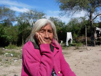 Ureinwohner des Toba-Volkes in der Provinz Chaco, Nordargentinien.