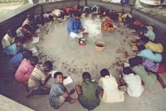 Non-formal school in Ghosaldanga.