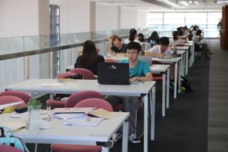 Nicht alle relevanten Essays sind online noch verfügbar – eine wissenschaftliche Bibliothek in Suzhou.
