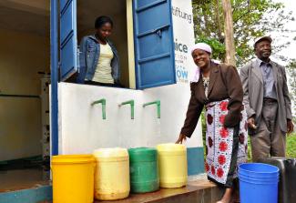 Social and economic success: Decentralised water kiosks in Kenya.
