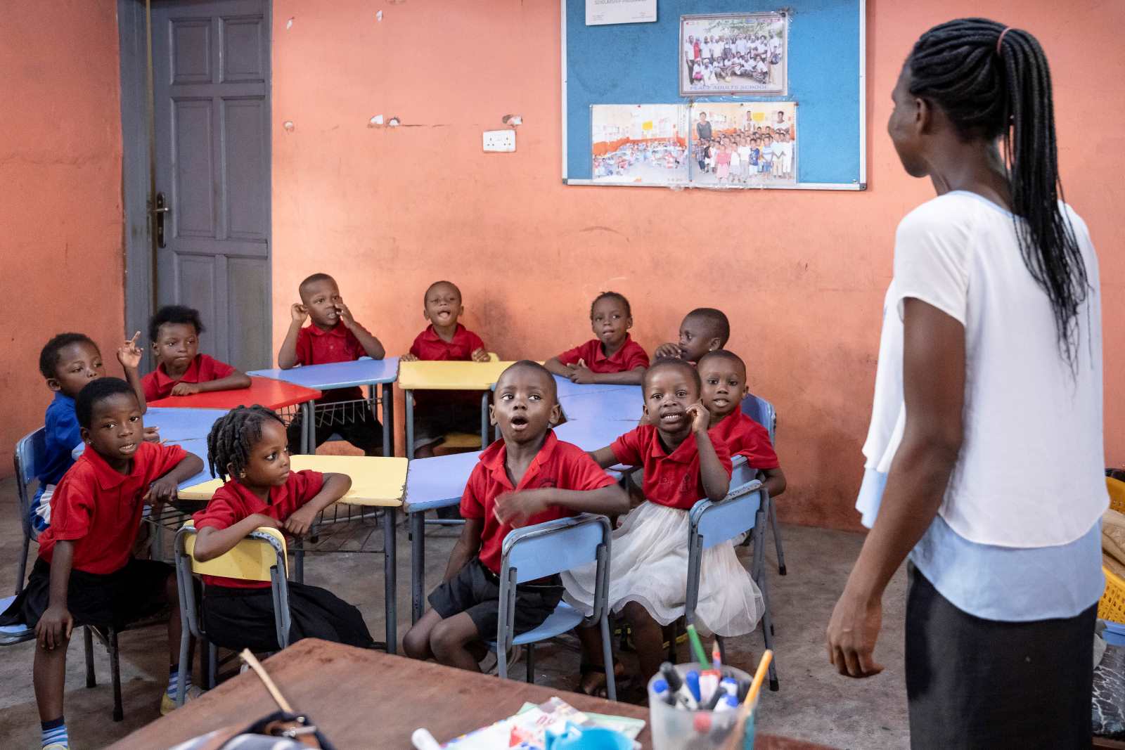 Education requires funding: school children in Accra, Ghana. 