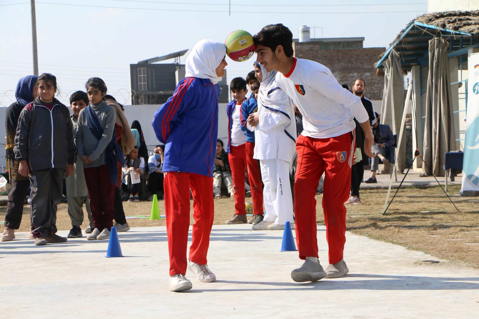 Sport for development training on gender equality in Pakistan.