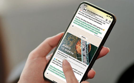 Unter anderem haben wir einen neuen WhatsApp-Kanal gestartet.