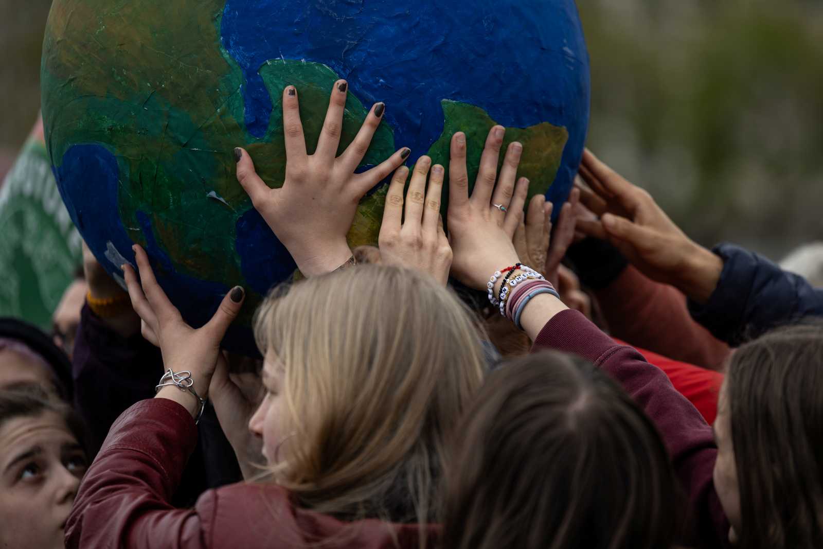 Klimaprotest in Berlin.