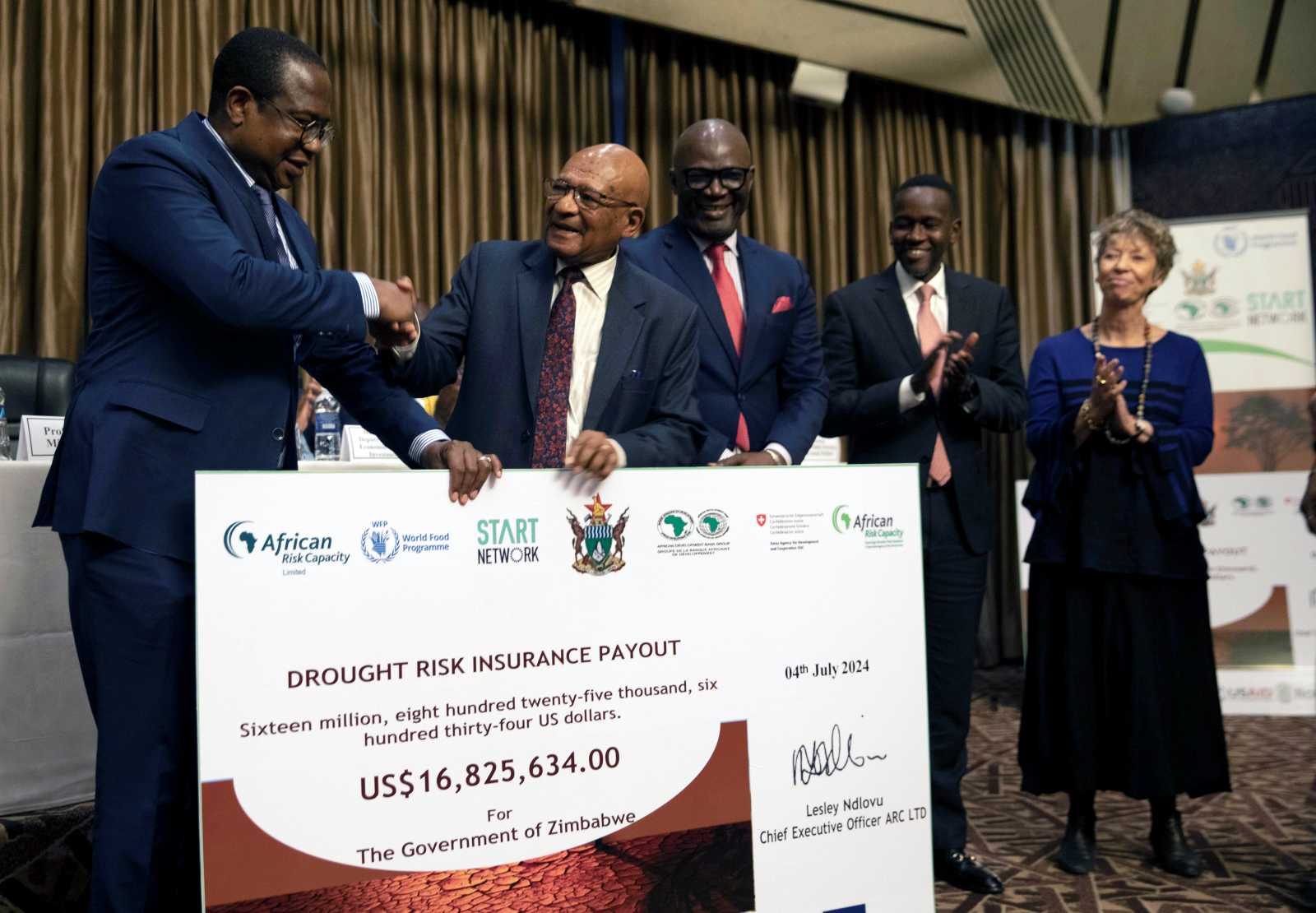 In 2024, Zimbabwe received a risk insurance payout from the African Risk Capacity Group to help alleviate the effects of severe drought.