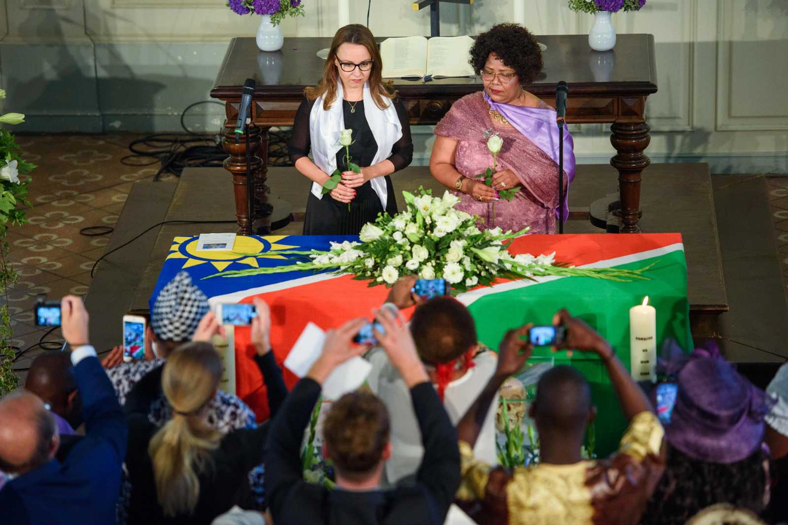 In 2018, a memorial service was held in Berlin as part of the repatriation of human remains from Germany to Namibia.