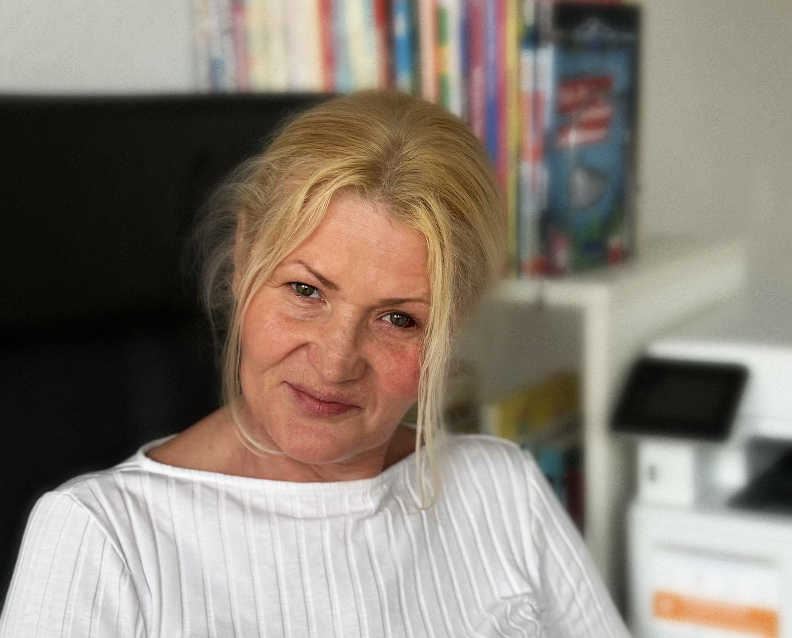 Antonia Konarska is currently working as a volunteer in the cafeteria of a retirement home.