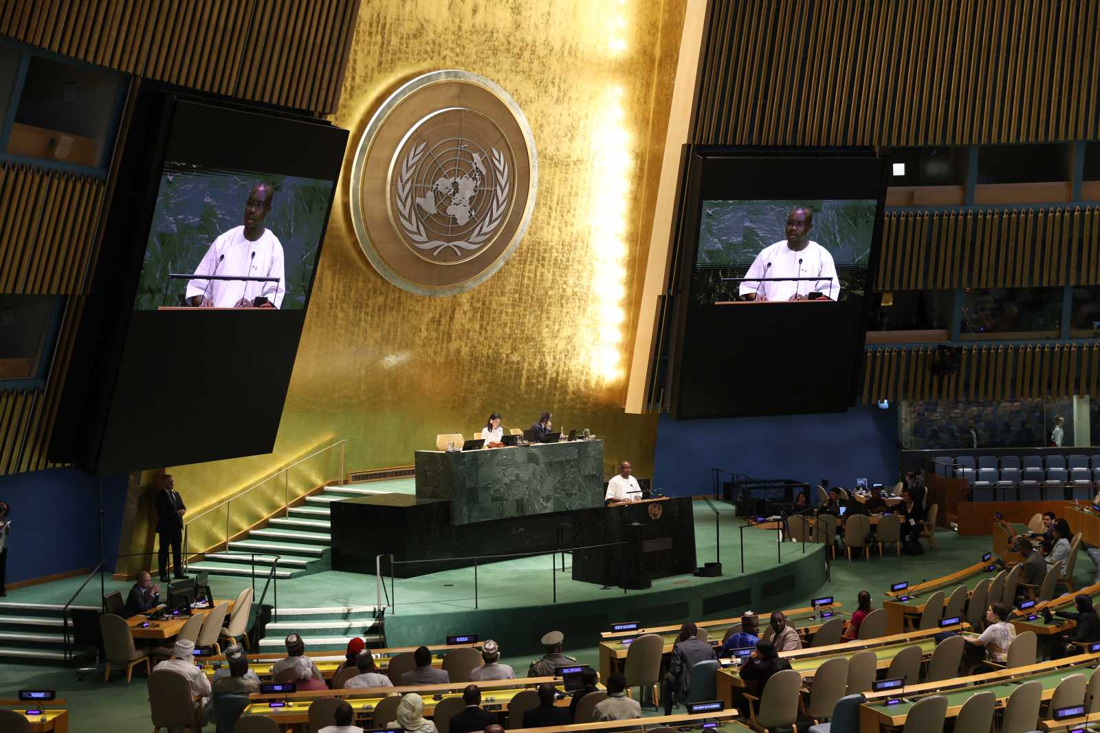 Burkina Faso’s prime minister, Rimtalba Jean Emmanuel Ouedraogo, lashed out at the UN in his speech to the General Assembly.