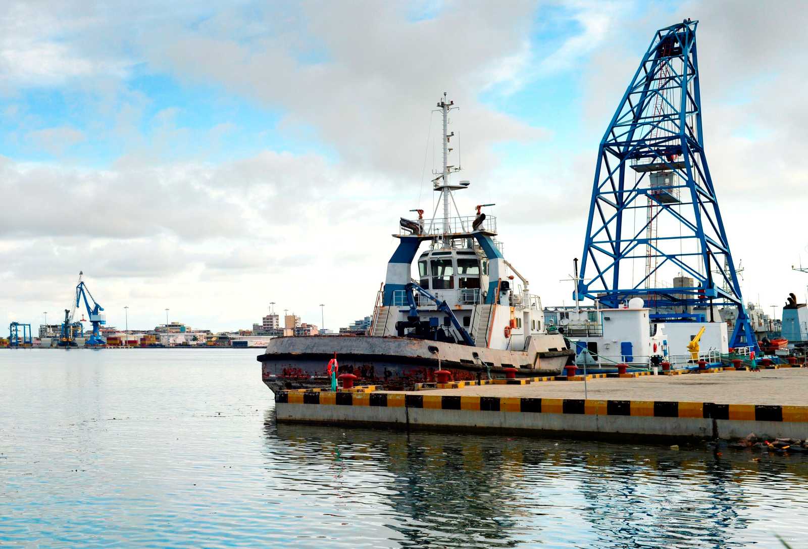 The port of Lobito in Angola, which gave its name to the Lobito Corridor.
