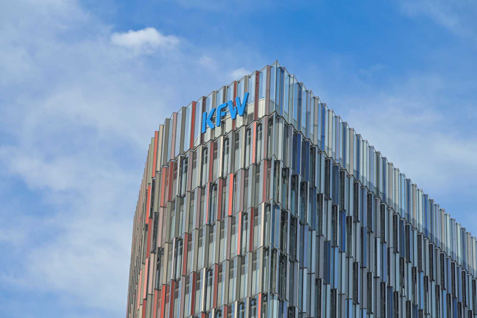 KfW Development Bank finances German development projects abroad through loans and grants.