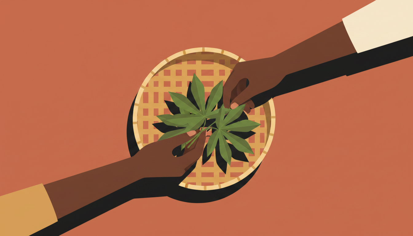 Processing and selling cassavas leaves can provide an income to women in Burundi.