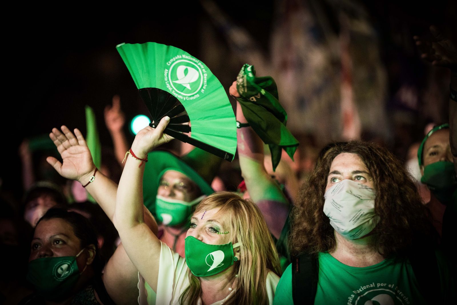 Argentina legalised abortion at the end of 2020, so fewer women will die because of illegal surgery: activists celebrating in Buenos Aires.