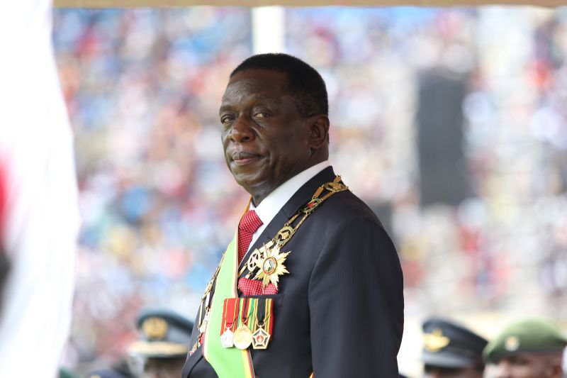 Chen Yaqin/picture-alliance/ZUMA Press Emmerson Mnangagwa is the second president of Zimbabwe.
