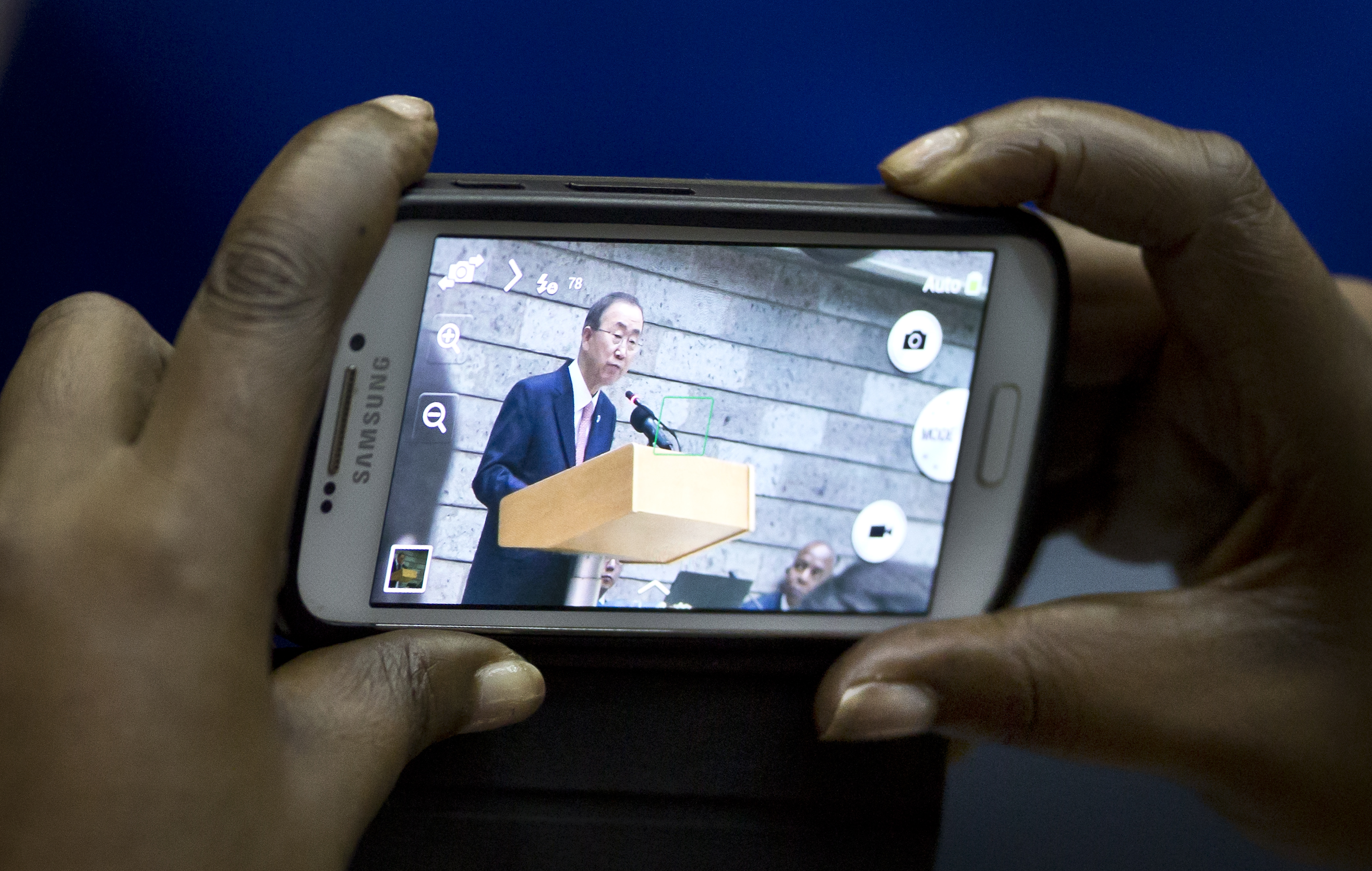 Ben Curtis / AP Photo / picture-alliance Ban Ki-moon im Herbst in Nairobi.