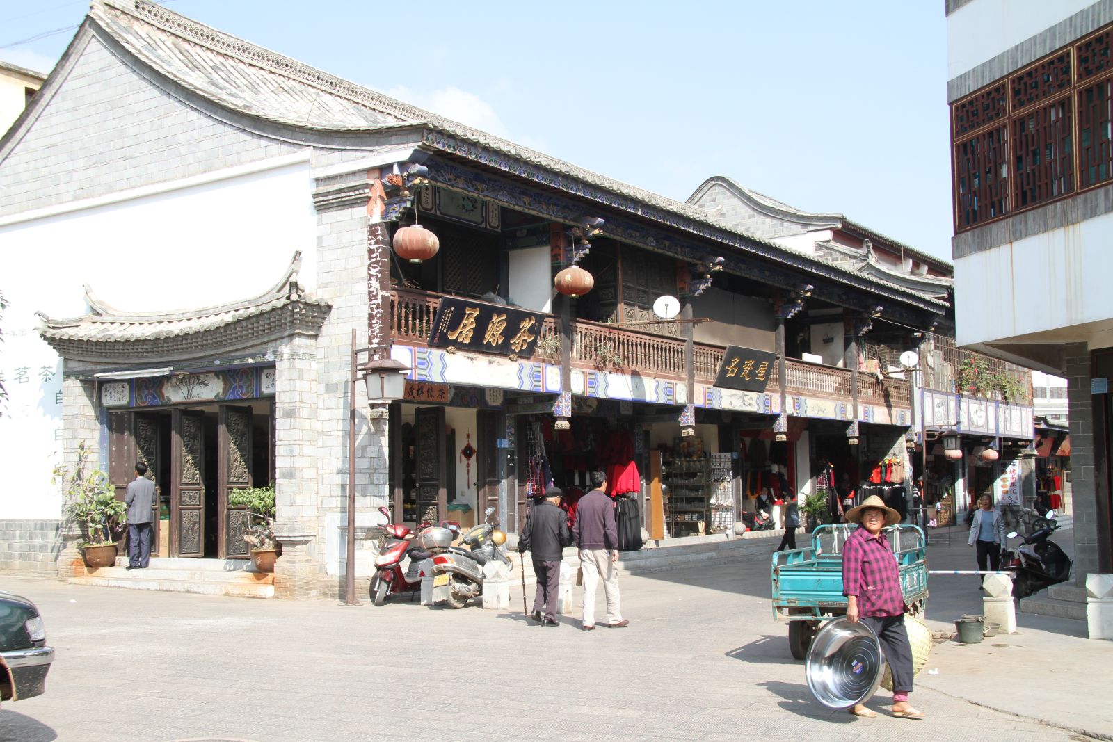 China is expected to become a high-income country soon: shops in Jianshui in Yunnan Province.