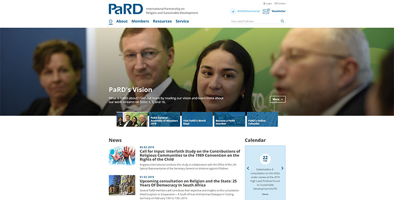 Screenshot: http://www.partner-religion-development.org/