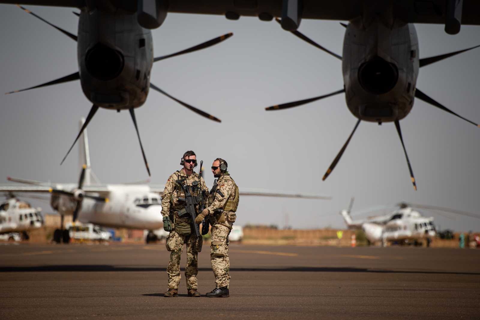 Deutsche Soldaten 2019 bei UN-Mission in Mali.