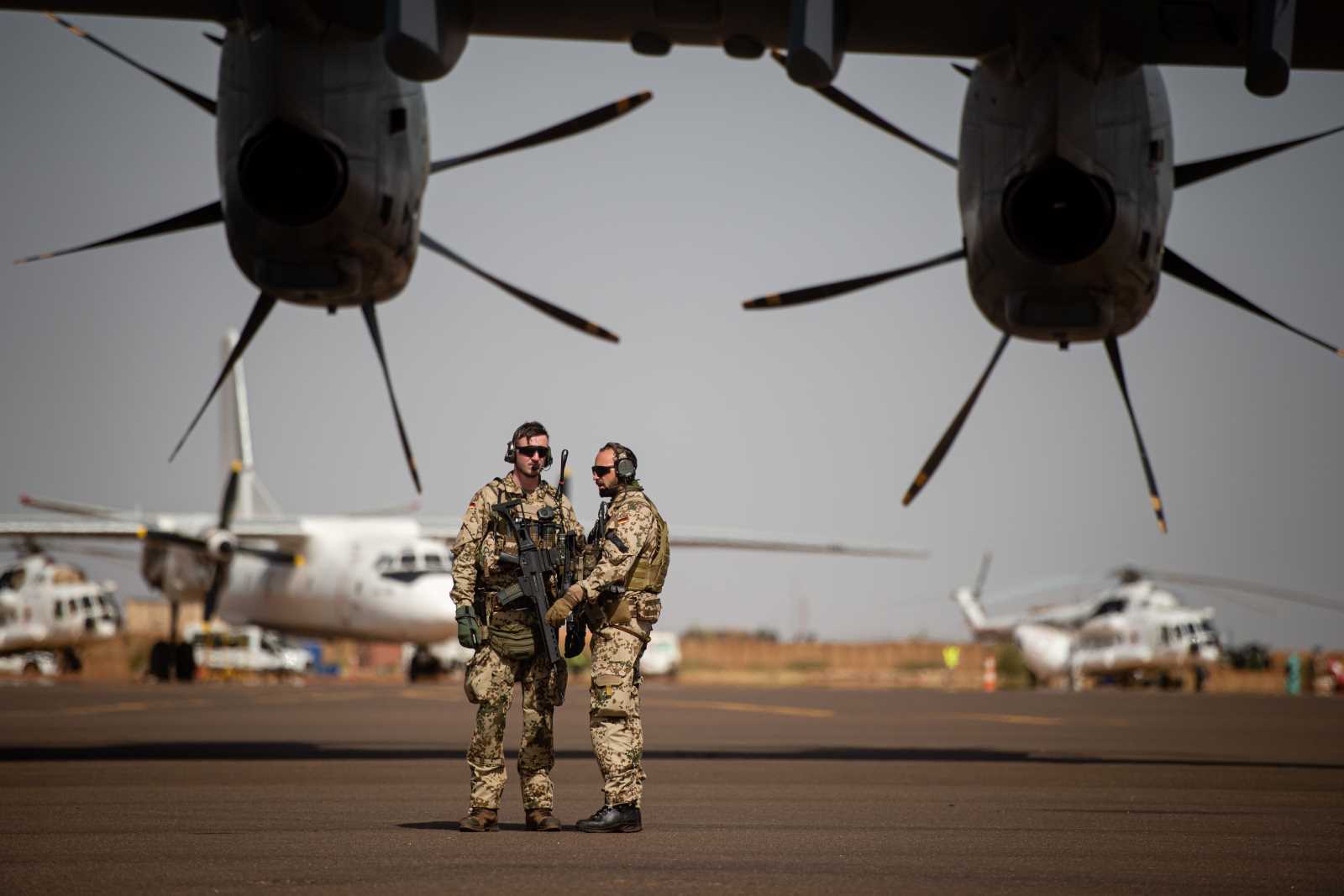 picture alliance / dpa / Arne Immanuel Bänsch Deutsche Soldaten 2019 bei UN-Mission in Mali.
