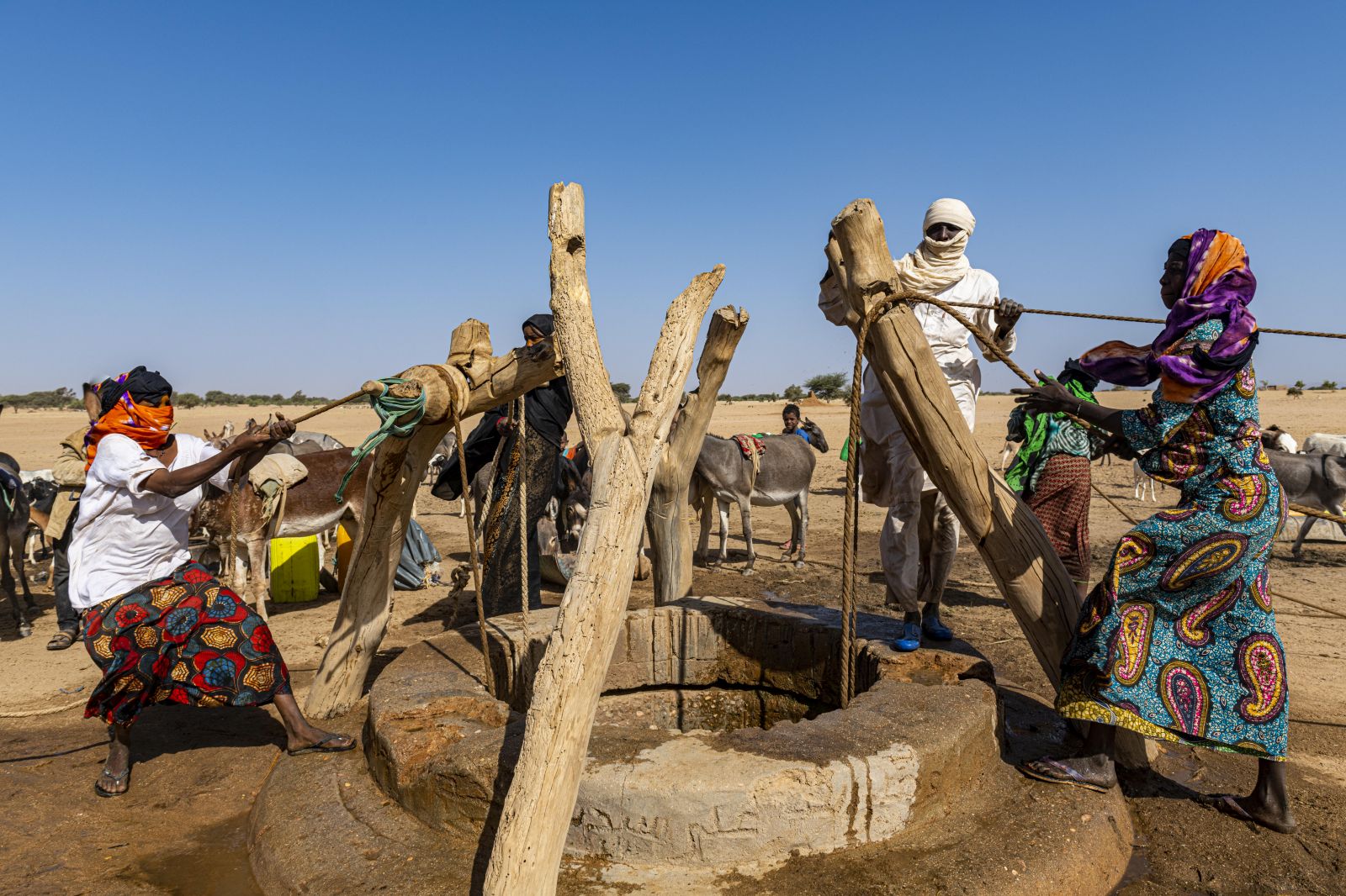 The Sahel region’s water shortages are becoming worse due to the climate crisis.