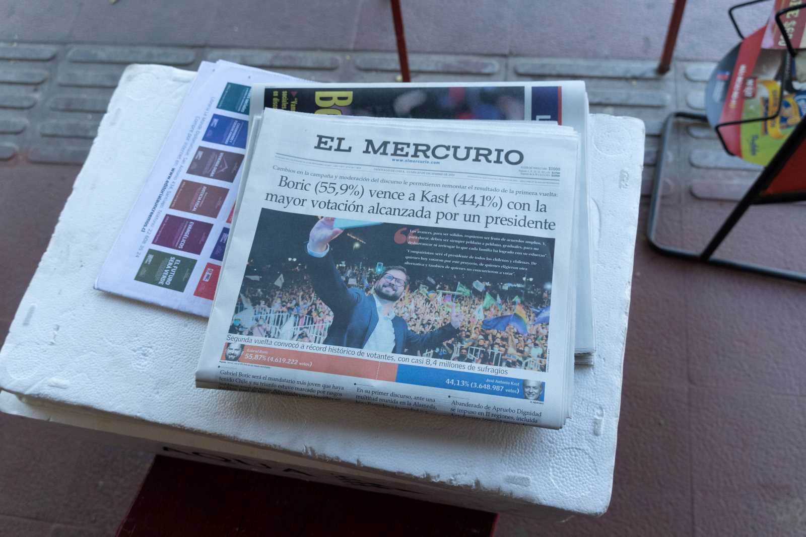 picture alliance / ZUMAPRESS.com / Matias Basualdo In the second round, Gabriel Boric convinced 55.9 % of voters.