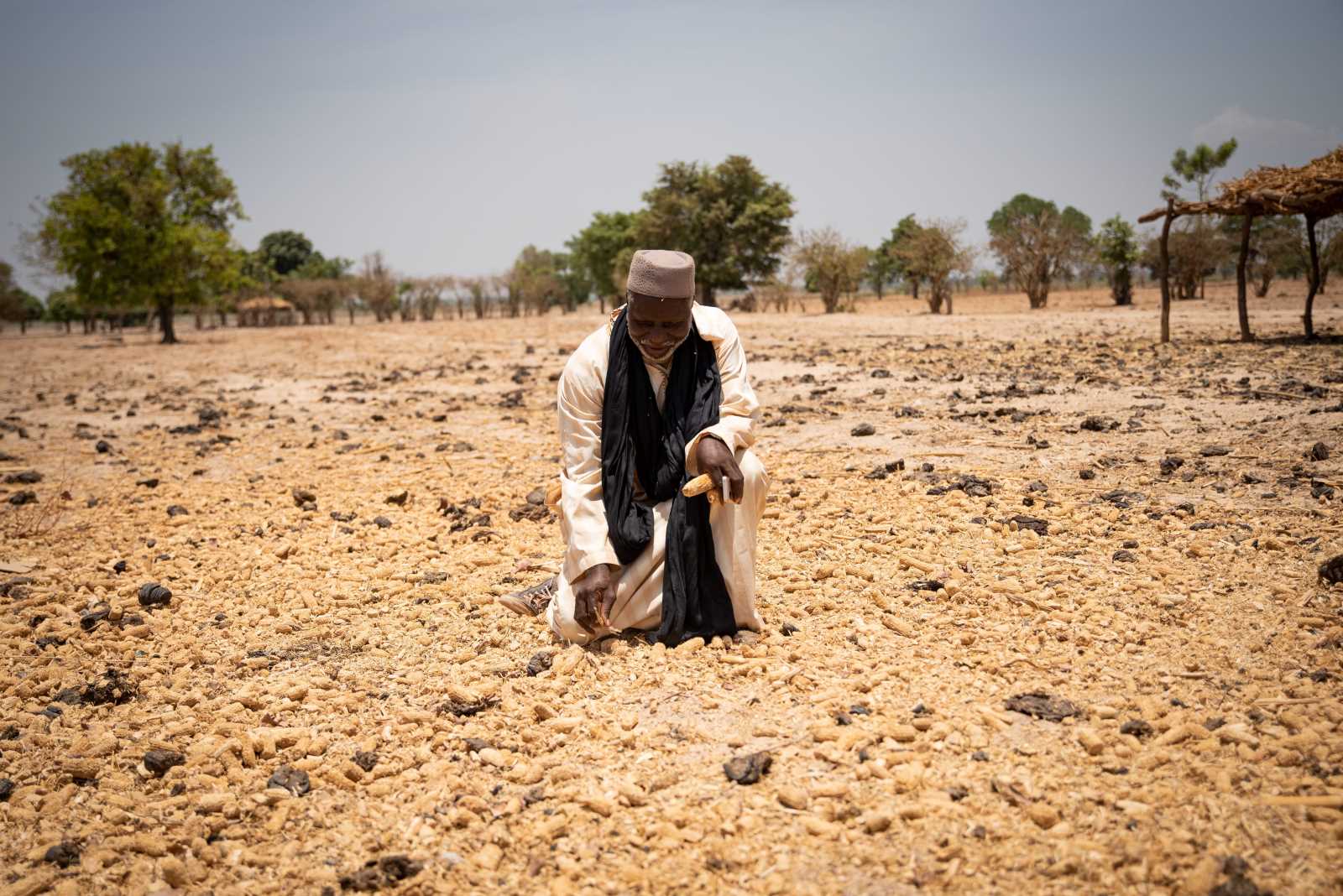 picture alliance/dpa/MAXPPP /| Nicolas Remene / Le Pictoriu Farmer hit by drought in Mali.
