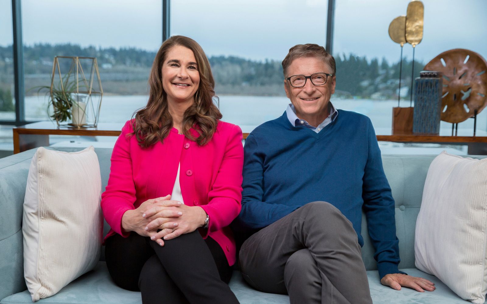 Melinda and Bill Gates in 2019.