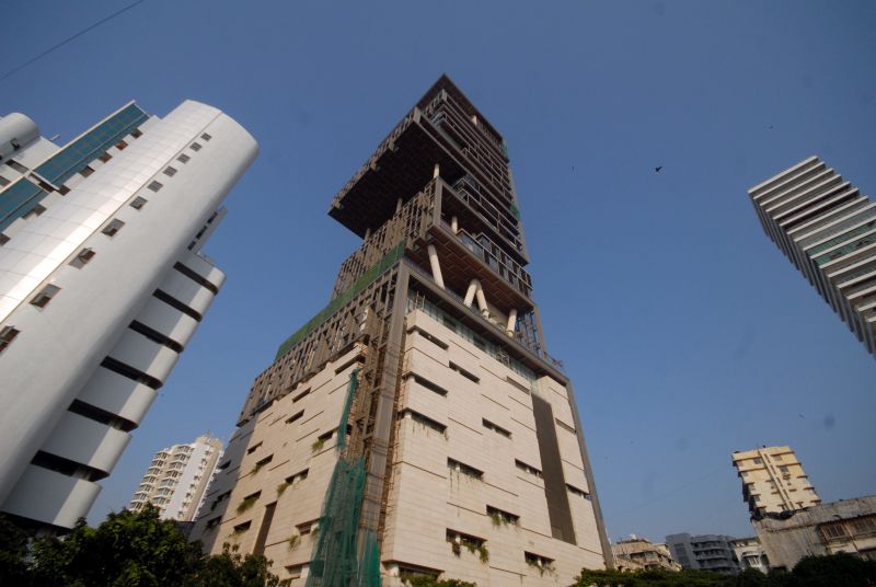 picture-alliance/dpa Mukesh Ambani’s Heim hat eine Milliarde Dollar gekostet.