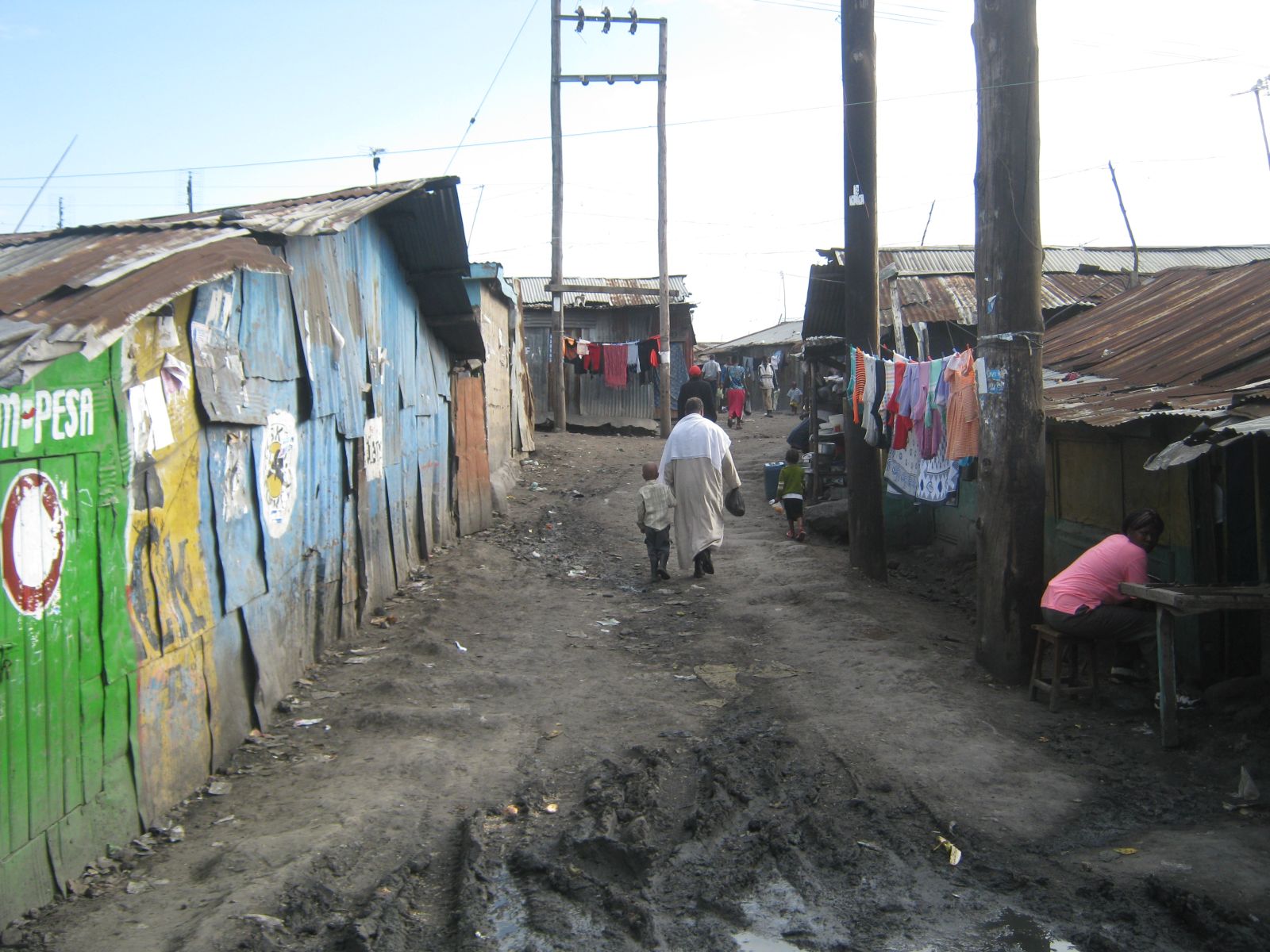 dem Many Nairobians live in a slum – and the home they identify with is somewhere in a village.
