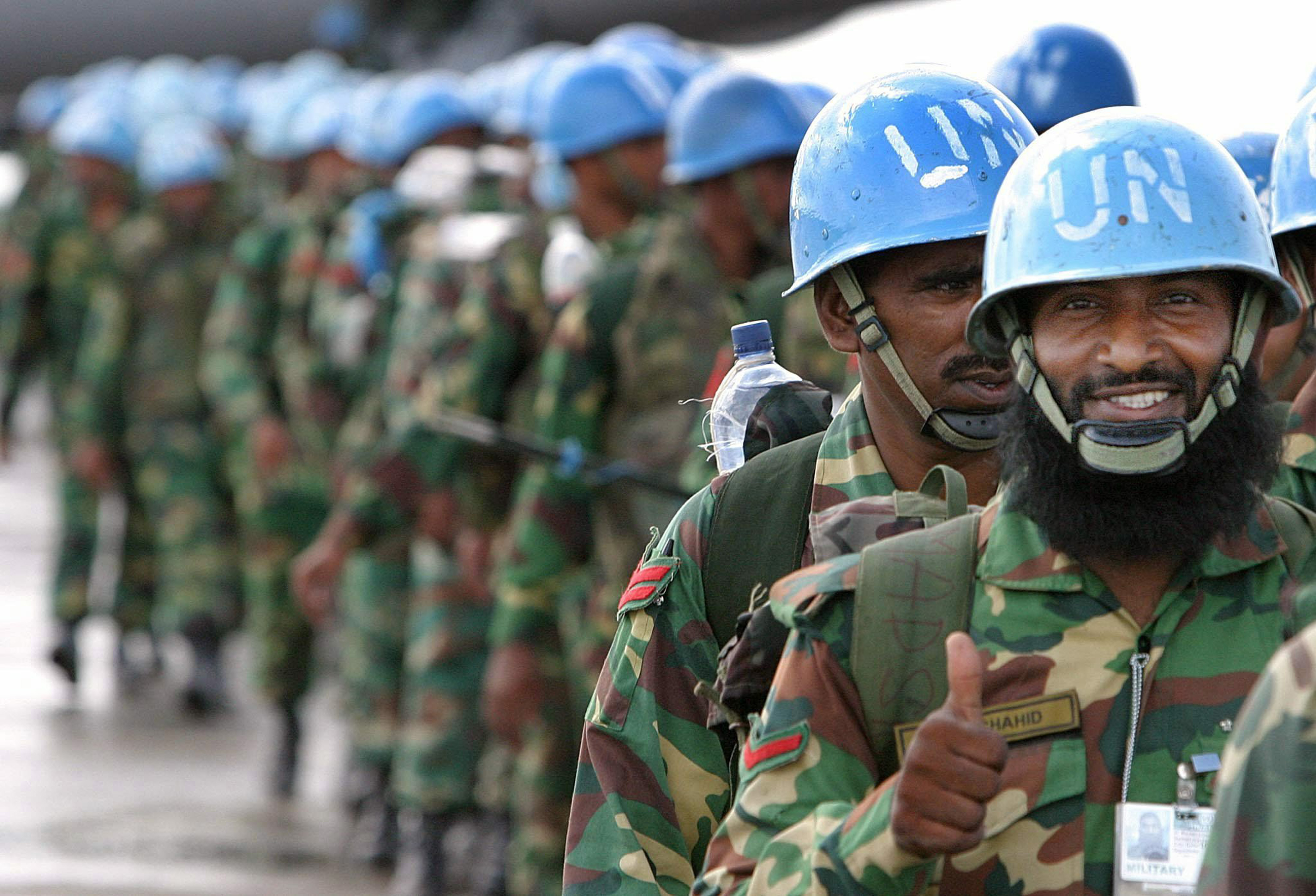 Bangladeshi peacekeepers in Liberia