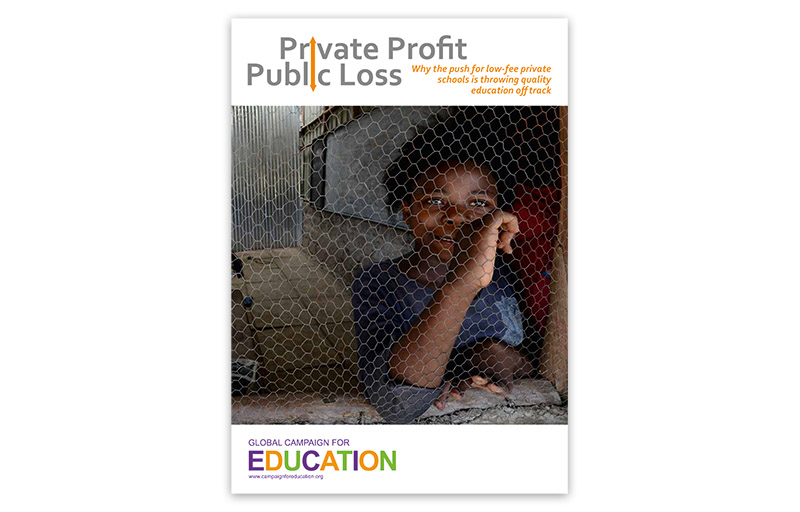 Cover of the Global Campaign for Education report.