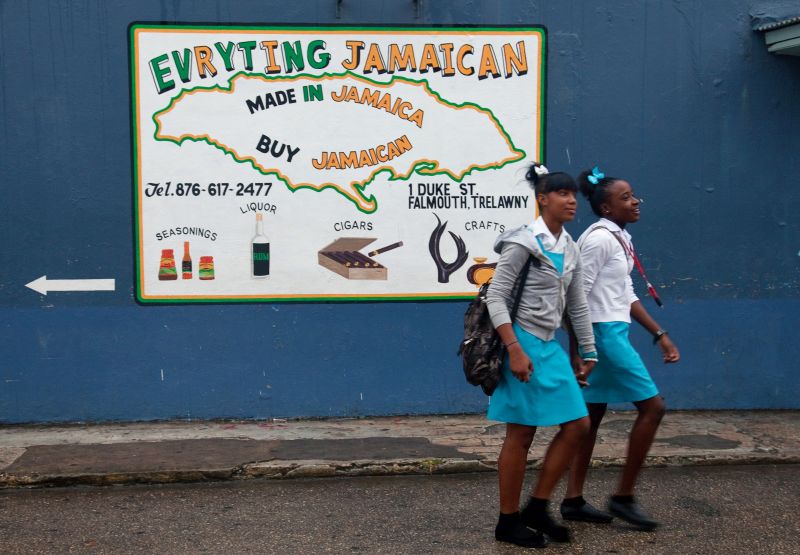 Advertisement in Falmouth, Jamaica.