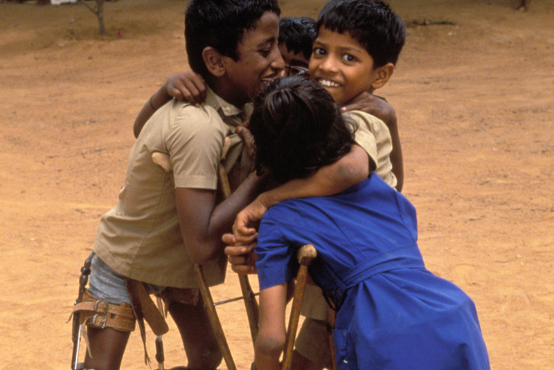 Es ist besser, in einer Stadt zu leben: Kinder in Bangalore.