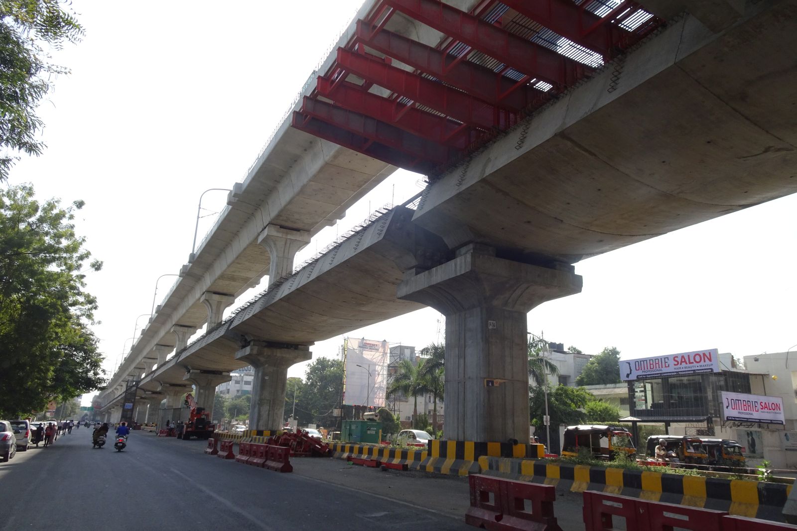 Die neue U-Bahn in der indischen Stadt Nagpur wird über  die KfW-Entwicklungsbank aus deutschen ODA-Mitteln mitfinanziert.