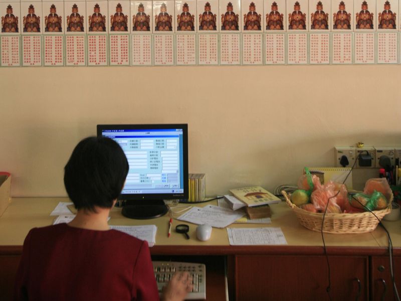 de Noyelle/ GODONG/Lineair Digitisation is advancing worldwide: A temple in Kuala Lumpur.