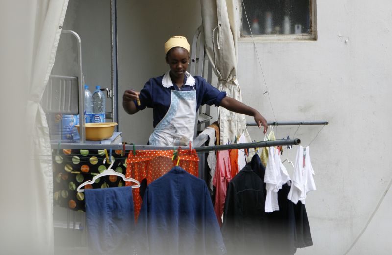 Kassab/picture-alliance/AP Images Ethiopian domestic worker in Beirut.