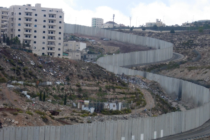 The wall on the West Bank.