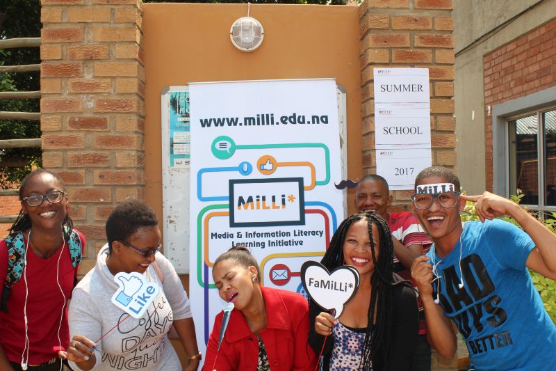H. Lesch Eröffnung der Milli*-Sommerschule 2017 in Windhuk, Namibia.