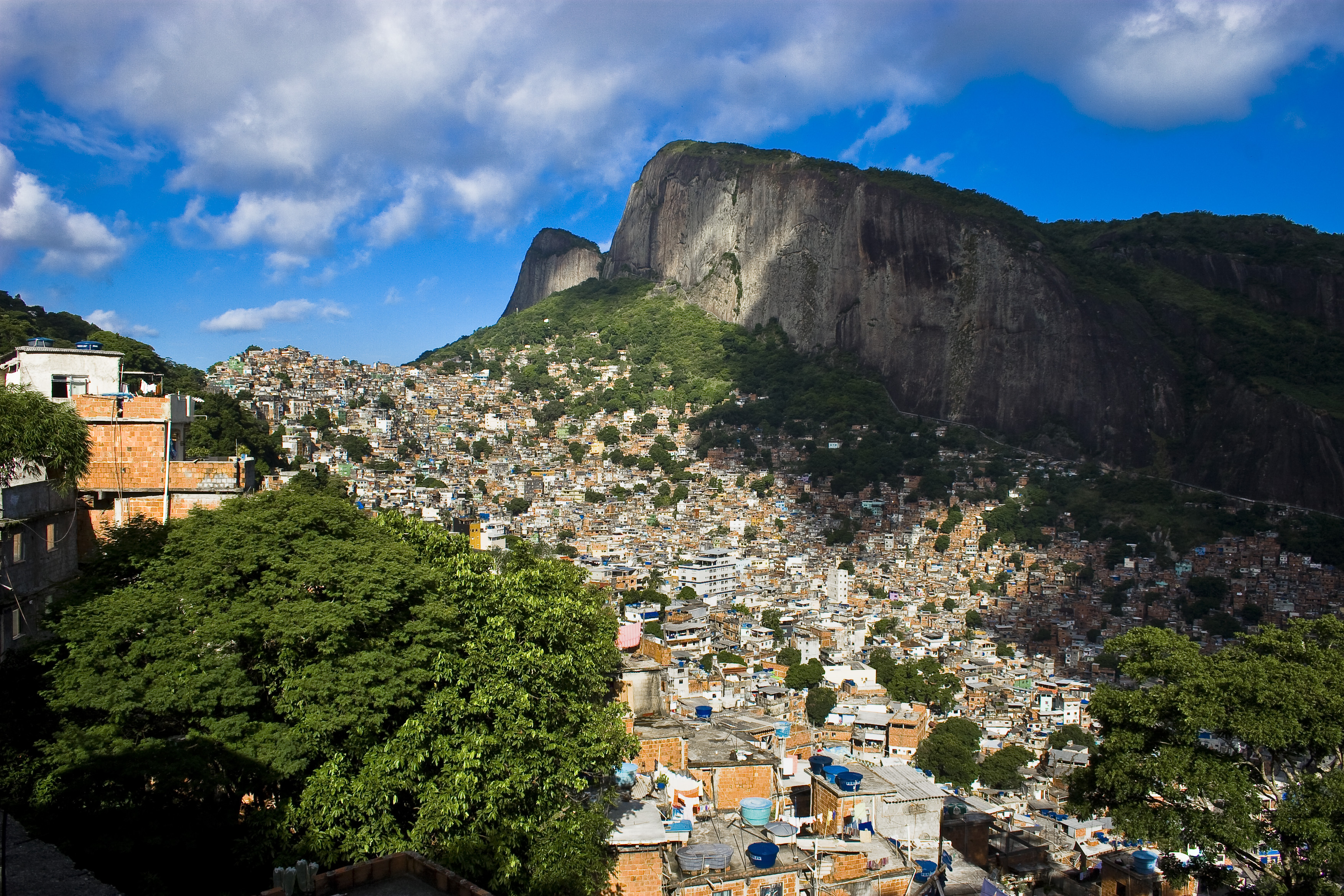 A city in the city: Rocinha is home to some 200,000 people.