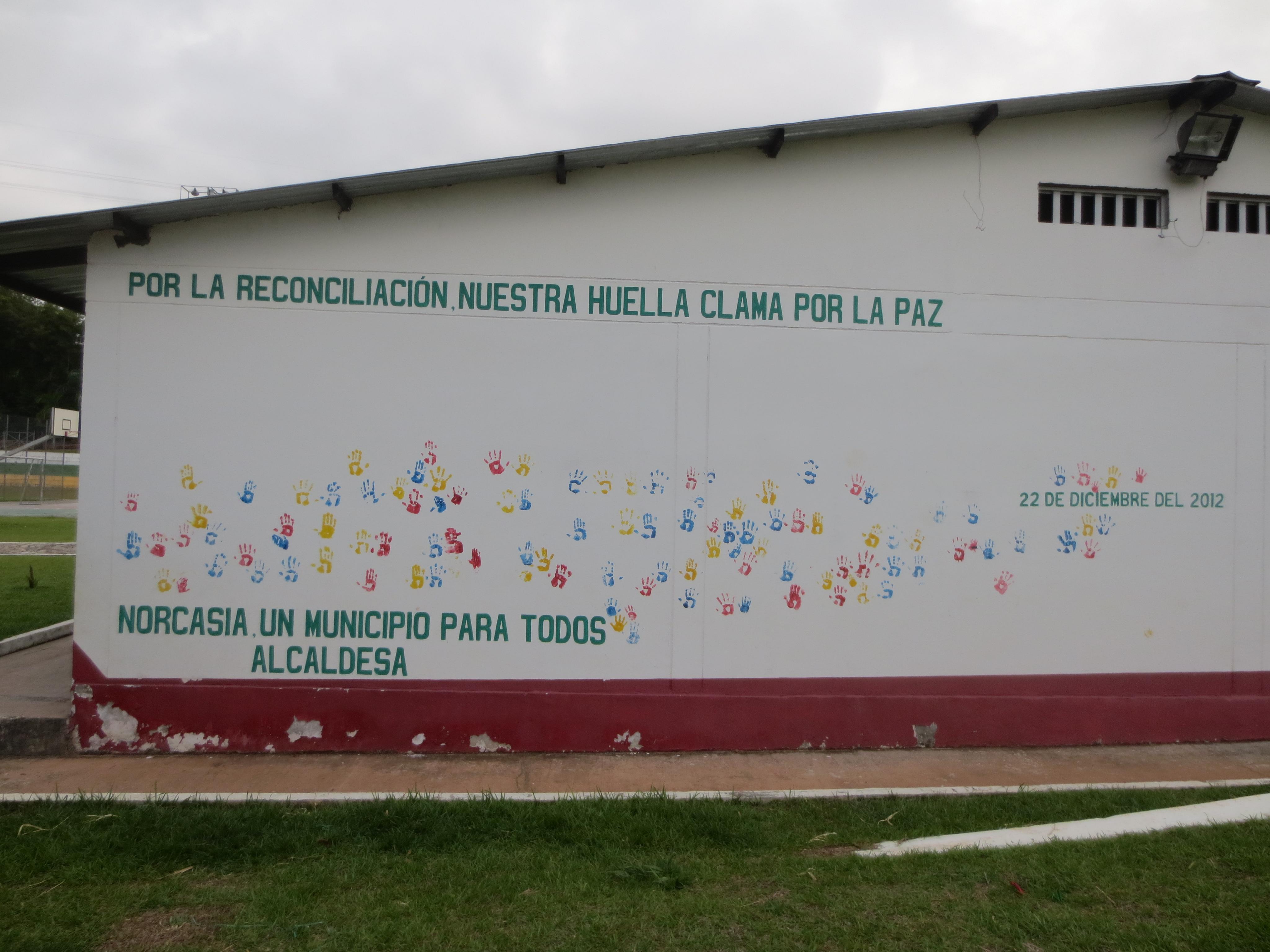 SLE Symbolic reconciliation activity of victims of the violent conflict in Colombia.