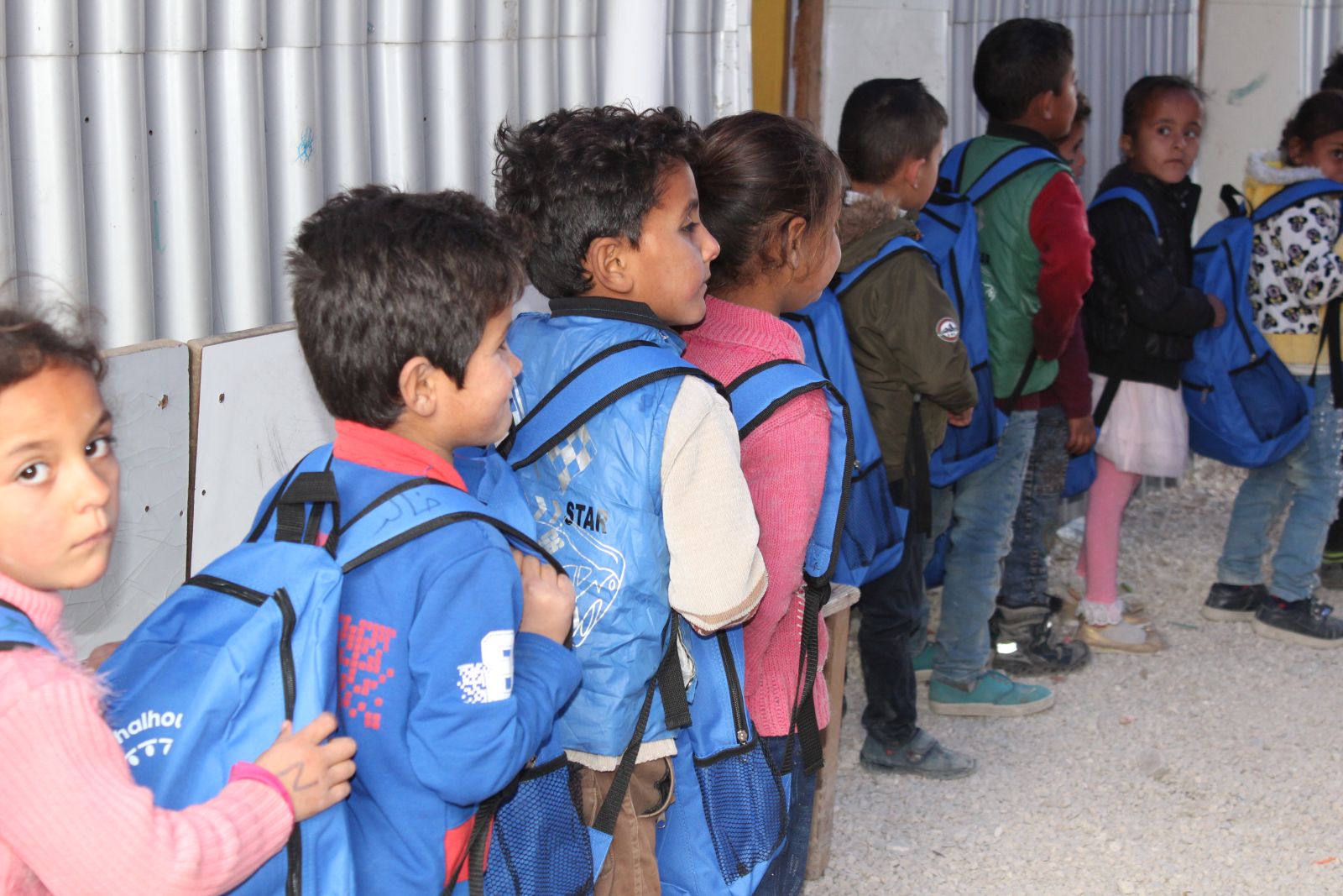 QB Elementary school children at Jusoor learning center in Lebanon.