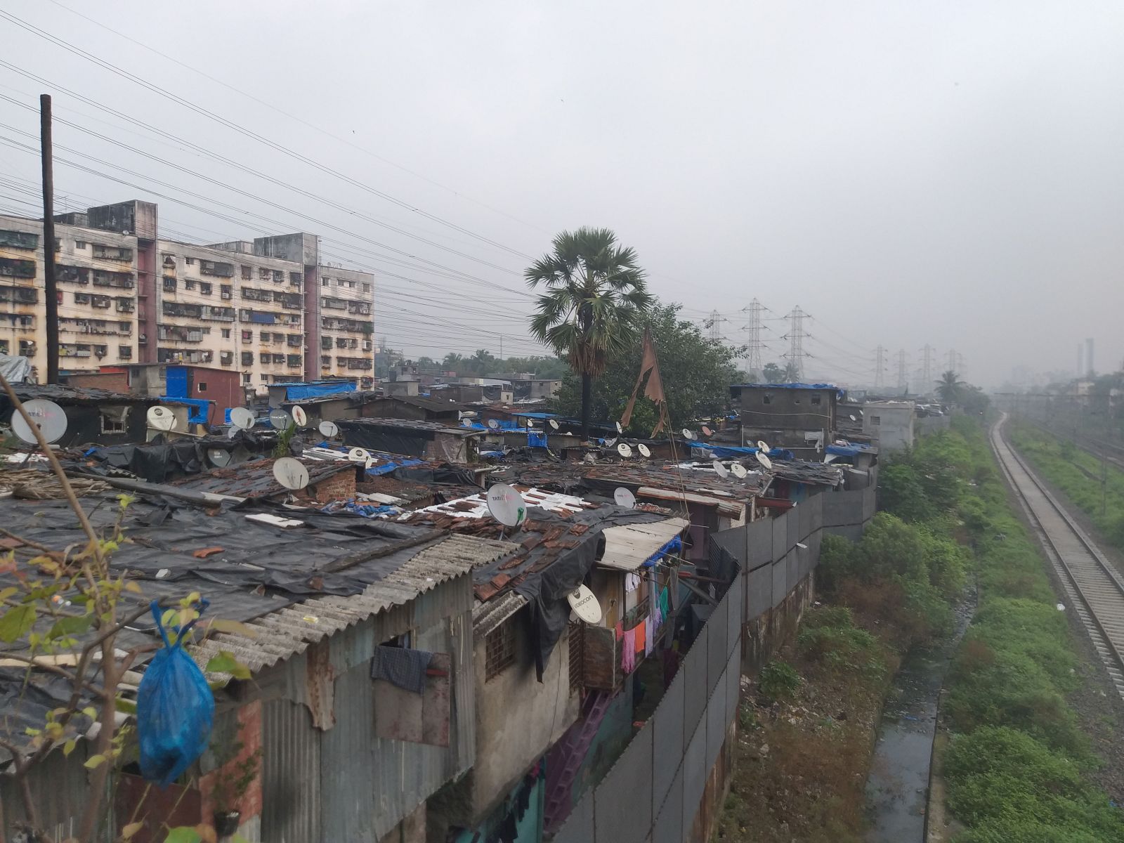 Slum in Mumbai.