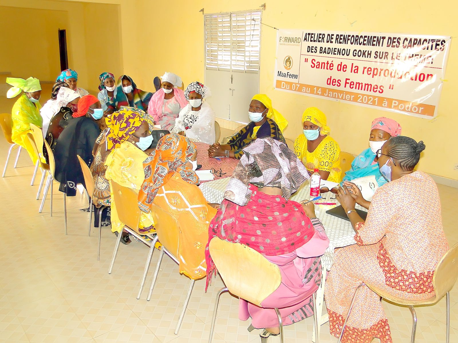 Schulung von Gesundheitslots­innen von Maa Feew in Podor, Senegal.