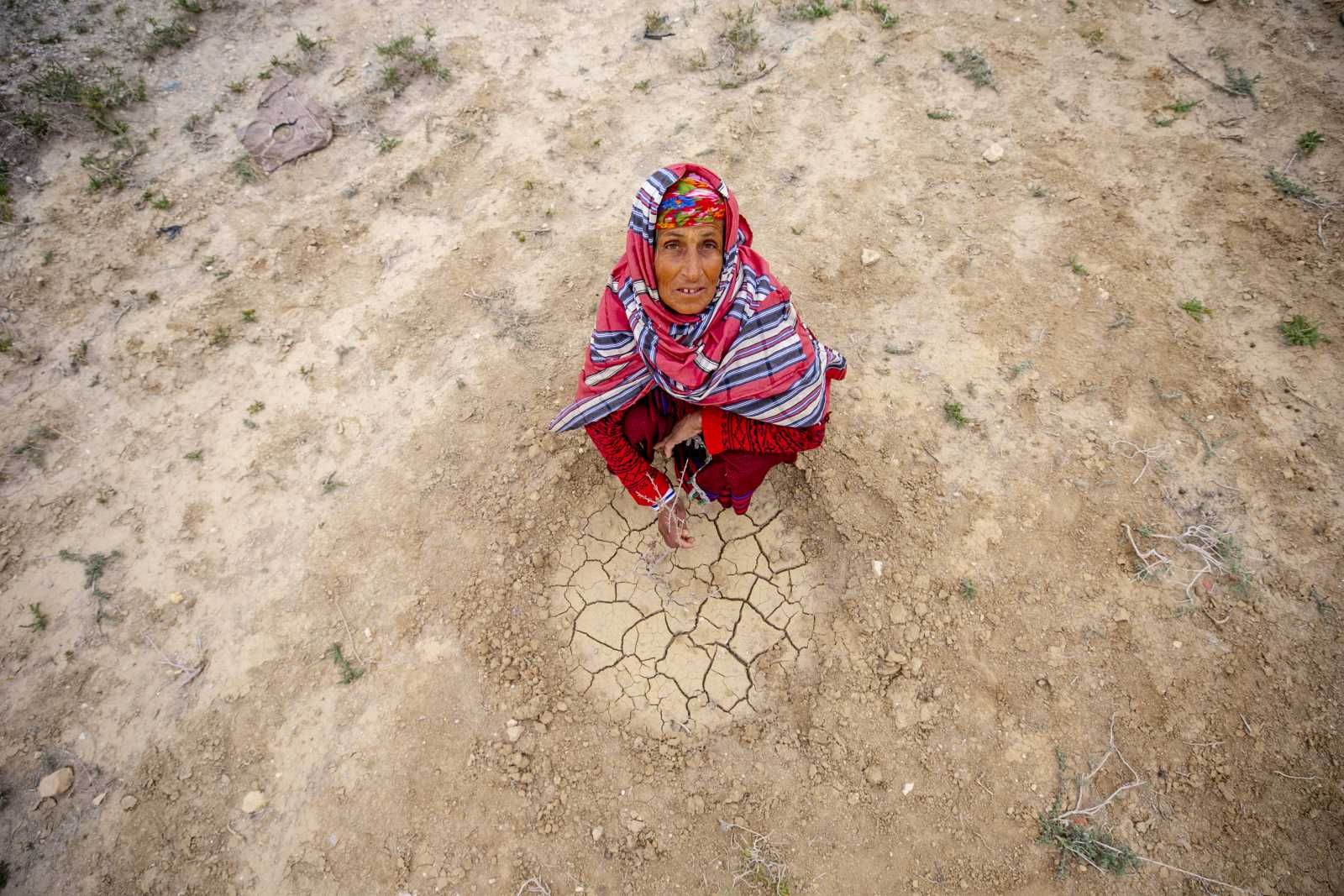 Social protection is essential in times of need: Tunisian farmer exposed to drought.